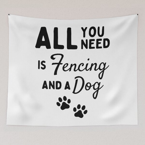 Item preview, All you need is fencing and a dog designed and sold by TheGreenGoat.