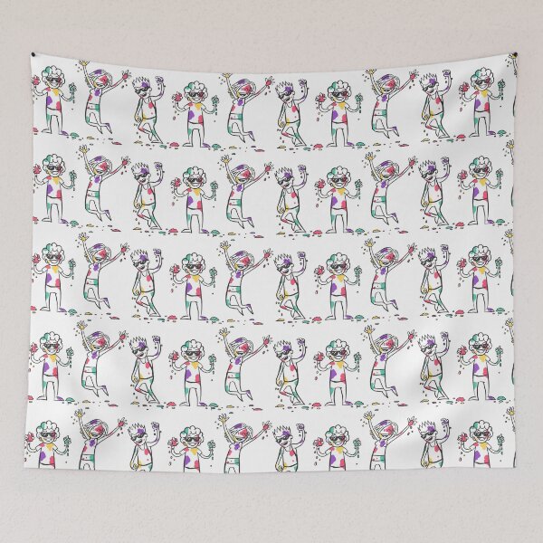 Item preview, people celebrating holi festival  designed and sold by bhavdip.