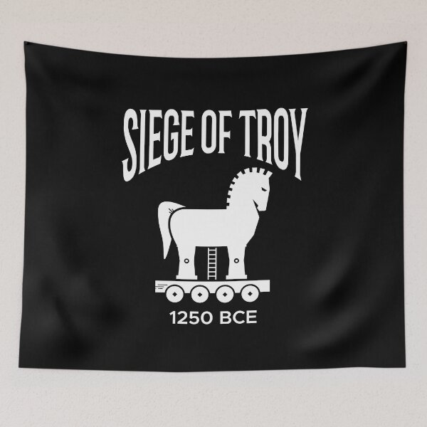 Item preview, Siege of Troy Trojan Horse Trojan War Greek Mythology  designed and sold by The Junto Shop.