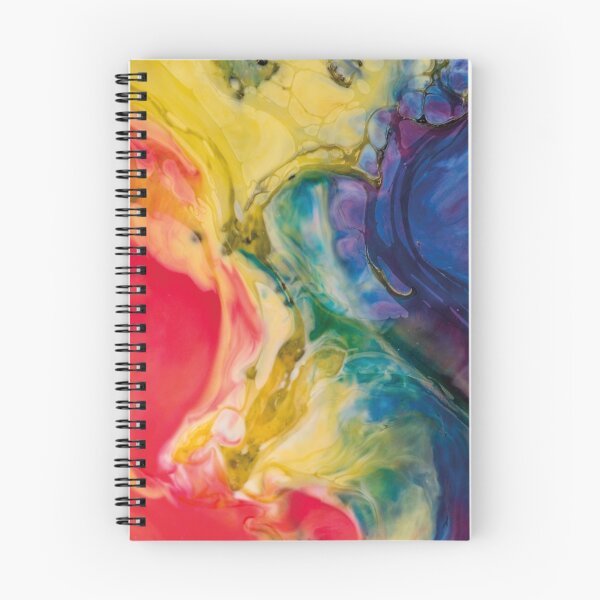 Artikelvorschau, Abstrakte Kunstmustermalerei. Bunte Pastellkunst, blaue, rote, lila bunte moderne Kunst entworfen und verkauft von AimiAesthetic.