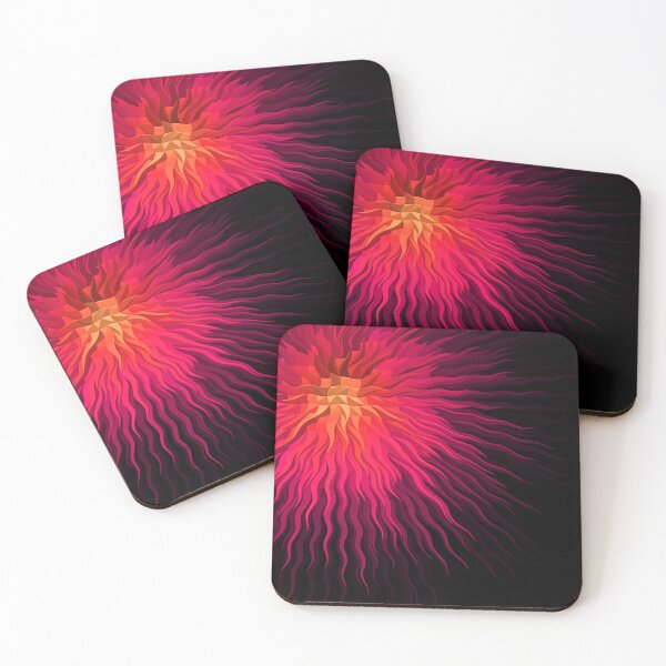 Item preview, Abstract dark pink Solar rays designed and sold by Tshirtstory.