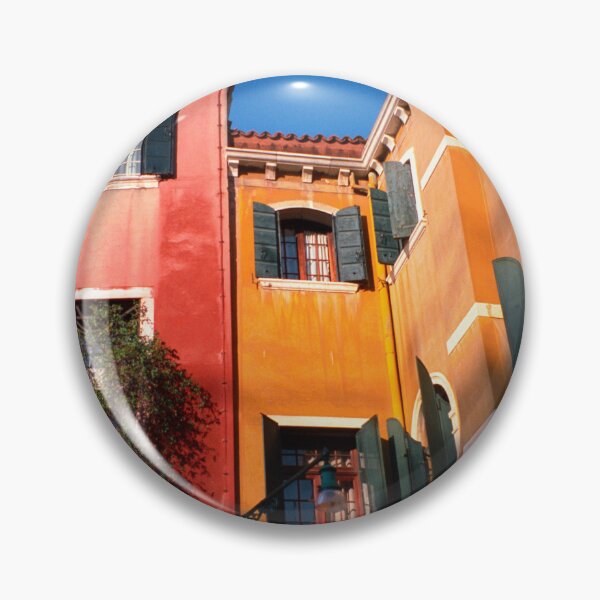 Item preview, Terracotta and Ochre Houses Venice designed and sold by Flo Smith.