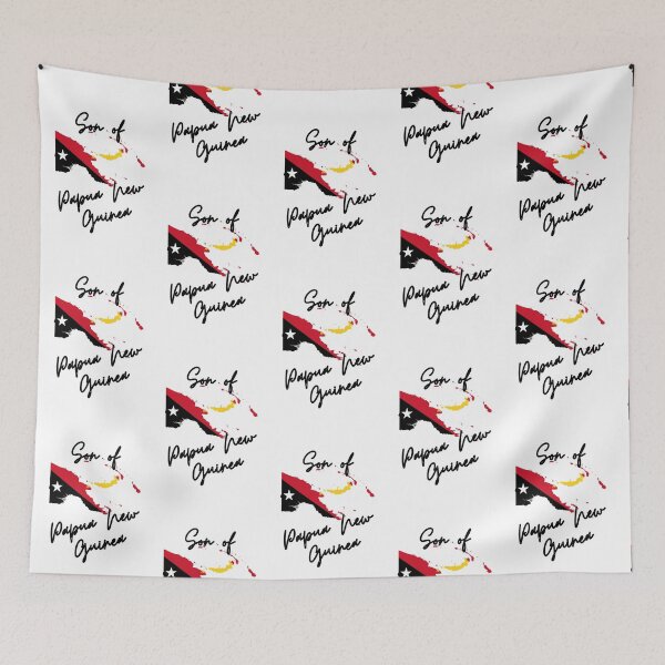 Item preview, Son of Papua New Guinea Map Flag designed and sold by NovawayDirect.
