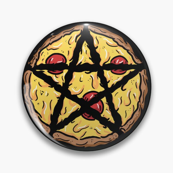 Item preview, Pizzagram, pizza + pentagram designed and sold by MindBlownWill.