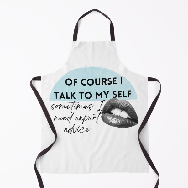 Item preview, of course i talk to my self sometimes need expert advice lips watercolor blue designed and sold by BeBraveStore.