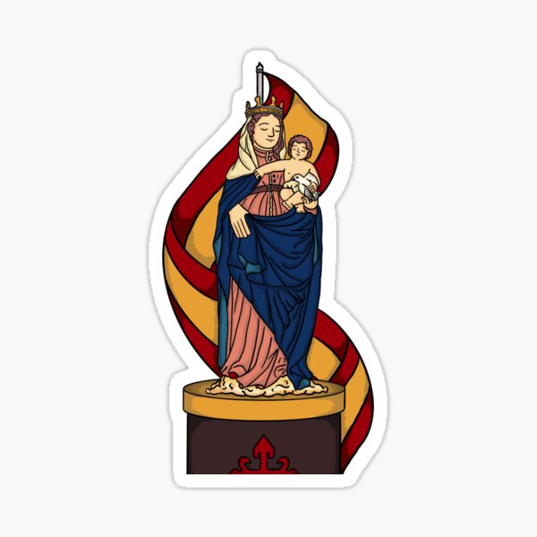 Virgen del Pilar Spain Sticker by Enriquegl
