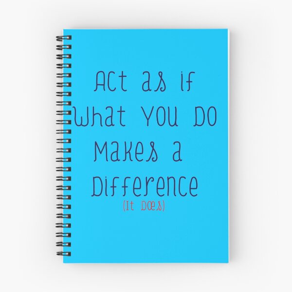 Item preview, Act As If What You Do Makes a Difference designed and sold by lemonsugarwater.