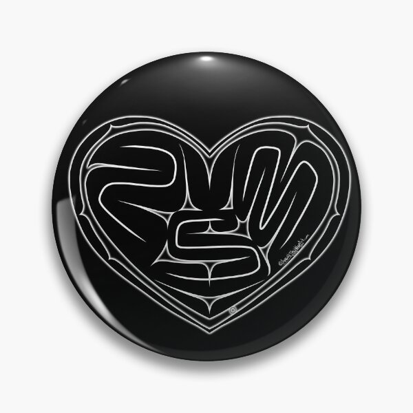 Item preview, Native American style tribal heart design designed and sold by SpeakthunderArt.