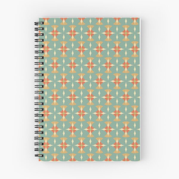 Item preview, Blomma, Retro Flower with Diamond Geometric Pattern in Retro Color Style designed and sold by BesanoStyle.