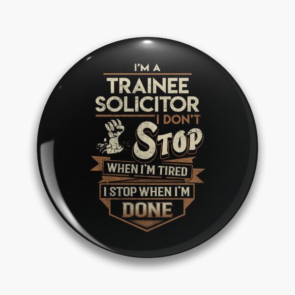 Item preview, Trainee Solicitor T Shirt - I Stop When Done Job Gift Item Tee designed and sold by natalinedk.