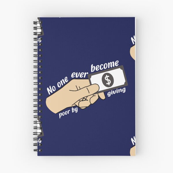 Item preview, No one has ever become poor by giving designed and sold by fricostyle.