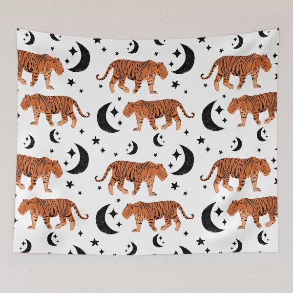Item preview, Tiger Moon White designed and sold by susycosta.