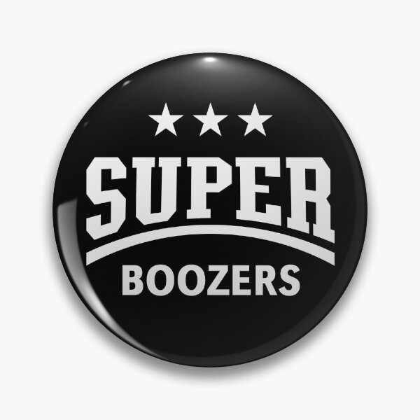 Item preview, Super Boozers (Drinking Team / Booze / Alcohol / White) designed and sold by MrFaulbaum.