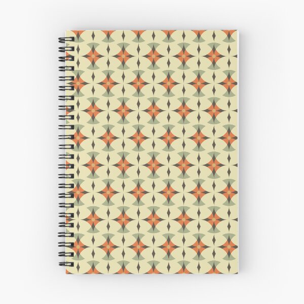 Item preview, Blomma, Retro Flower with Diamond Geometric Pattern in Retro Color Style designed and sold by BesanoStyle.