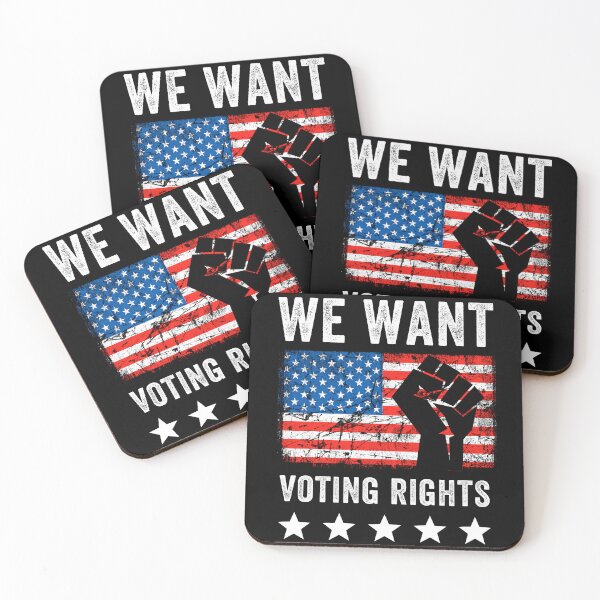 Item preview, We Want Voting Rights - Stand Against Voter Suppression designed and sold by retrodesigner14.
