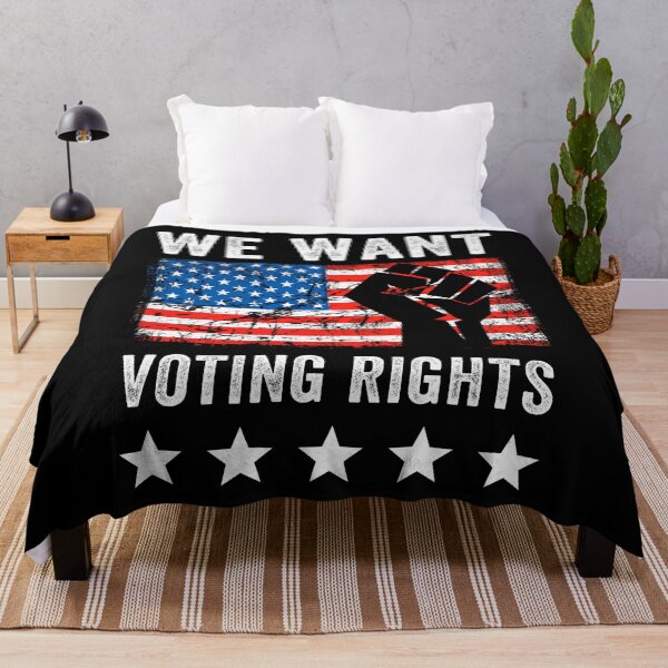 Item preview, We Want Voting Rights - Stand Against Voter Suppression designed and sold by retrodesigner14.