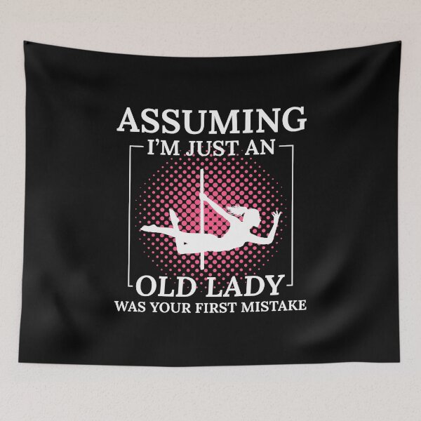 Item preview, Pole Sport Dance Dancer Acrobatics Grandma Funny  designed and sold by CuteDesigns1.