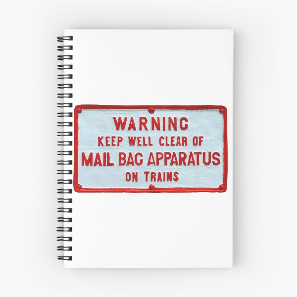 Item preview, Vintage Railway Mail Bag warning sign designed and sold by Random Railways.