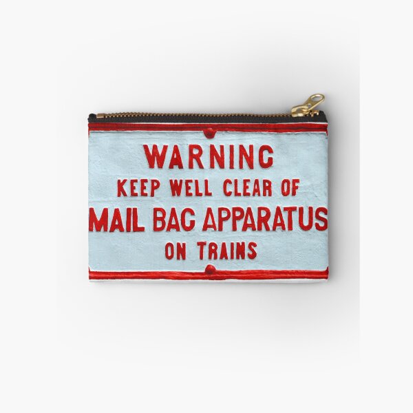 Item preview, Vintage Railway Mail Bag warning sign designed and sold by Random Railways.