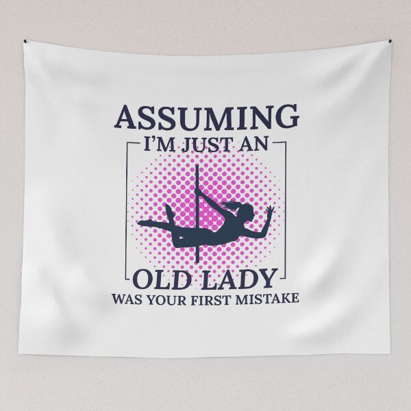Item preview, Pole Sport Dance Dancer Acrobatics Grandma Funny  designed and sold by CuteDesigns1.