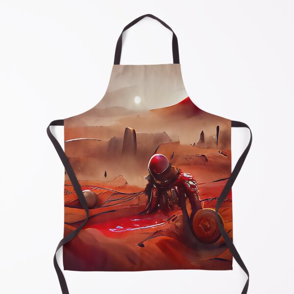 Item preview, Desert on mars trippy psychedelic art designed and sold by philbraxton.