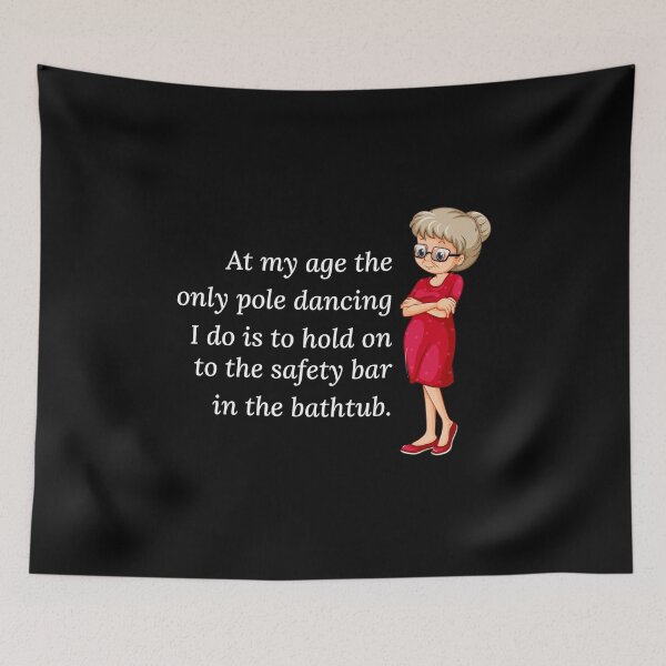 Item preview, Pole Sport Dance Dancer Acrobatics Grandma Funny designed and sold by CuteDesigns1.