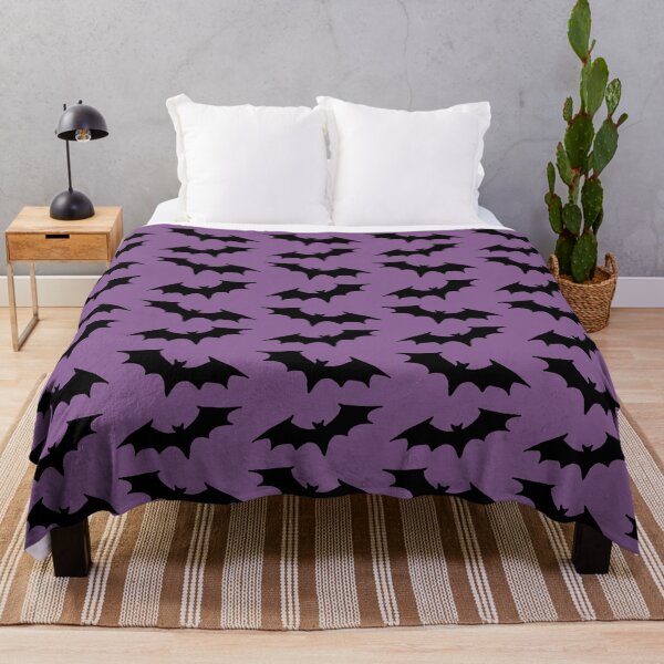 Item preview, Dull Purple and black bat print designed and sold by DemonicGloom.