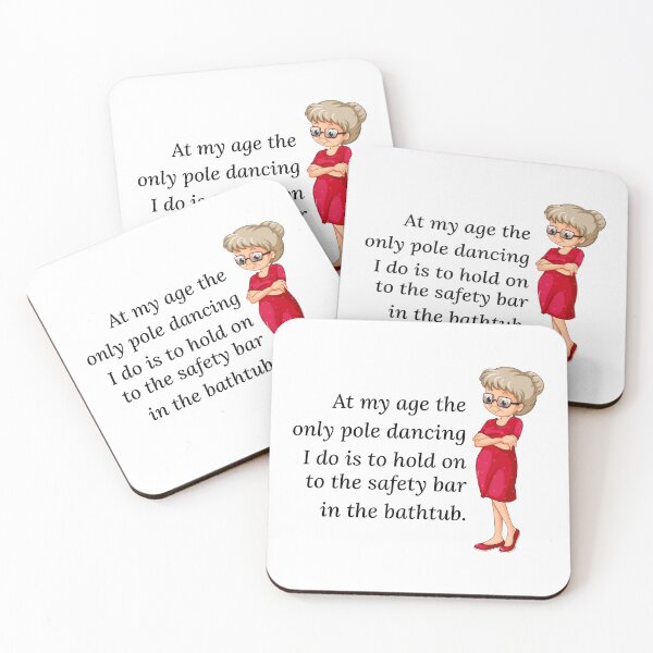 Item preview, Pole Sport Dance Dancer Acrobatics Grandma Funny designed and sold by CuteDesigns1.