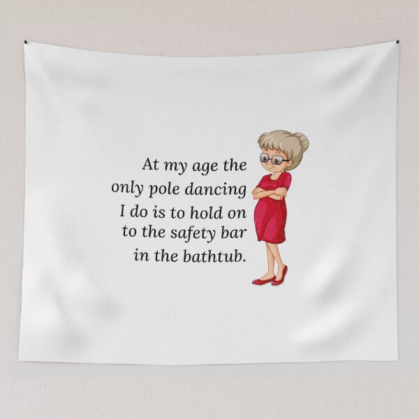 Item preview, Pole Sport Dance Dancer Acrobatics Grandma Funny designed and sold by CuteDesigns1.