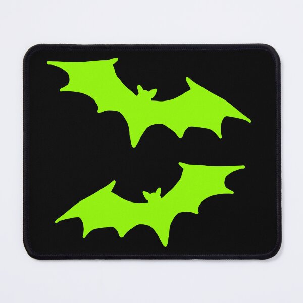 Item preview, Neon green and black bat print designed and sold by DemonicGloom.