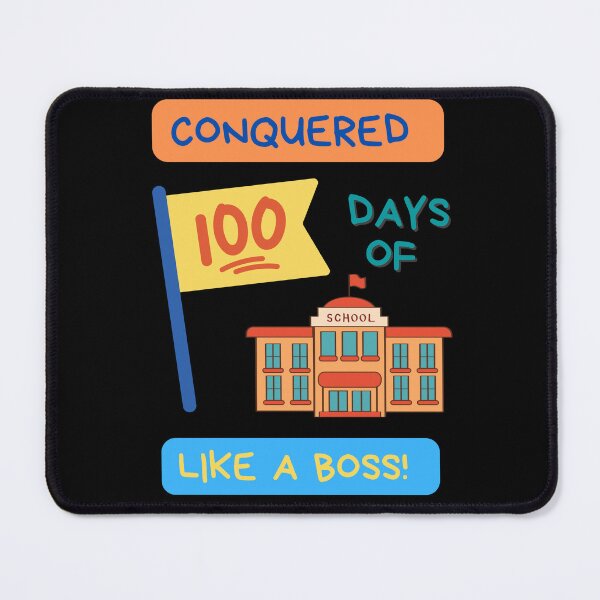 Item preview, Conquered 100 Days Of School designed and sold by Wearablepsa.