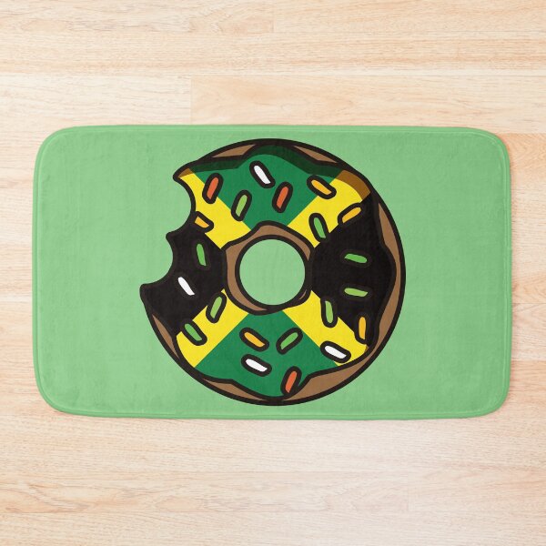 Item preview, Jamaica flag on a donut designed and sold by Donutlovers.