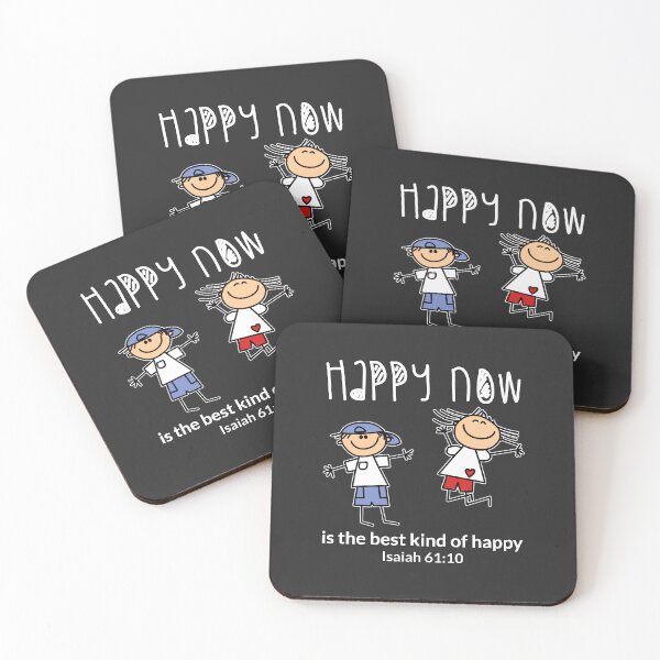 Item preview, Christian Design - Happy Now is the Best Kind of Happy - Isaiah 61:10 designed and sold by simplydesignart.