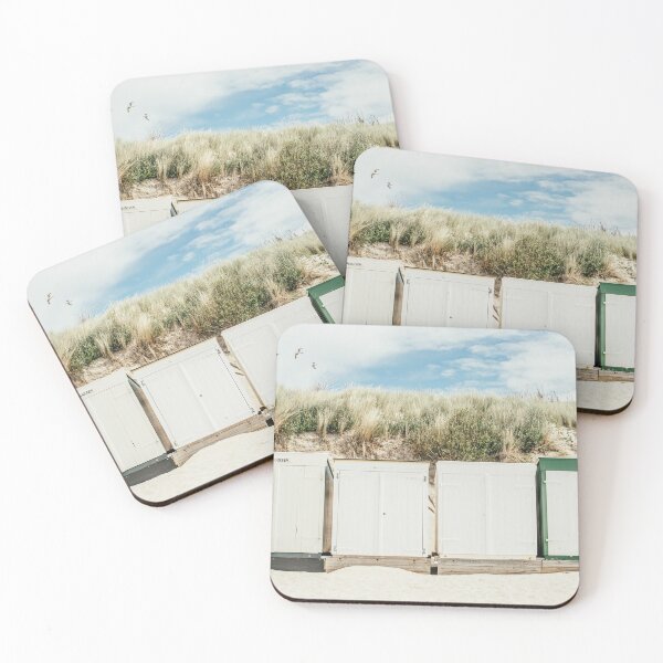 Item preview, Dutch Beach Houses - Netherlands Travel Photography designed and sold by ppolecho.