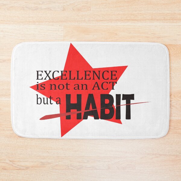 Item preview, Excellence is not an act but a habit_Aristotle quote designed and sold by LovePhilosophy.