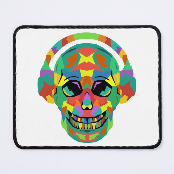 Item preview, Colourful skull designed and sold by BrightSquare.