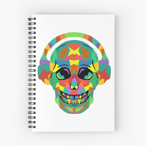 Item preview, Colourful skull designed and sold by BrightSquare.