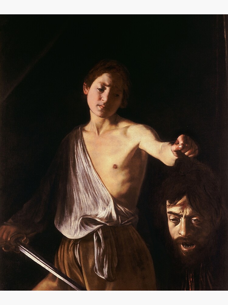 Caravaggio David with the Head of Goliath by veryoldmaster1
