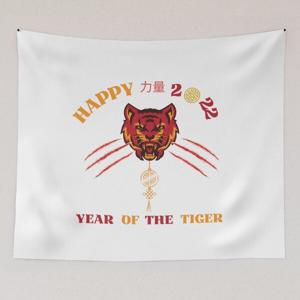 Item preview, Born year of the tiger Chinese zodiac 2022 designed and sold by SamXDesigns.
