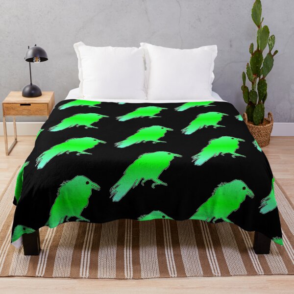 Item preview, Green gradient crow designed and sold by tetibright.