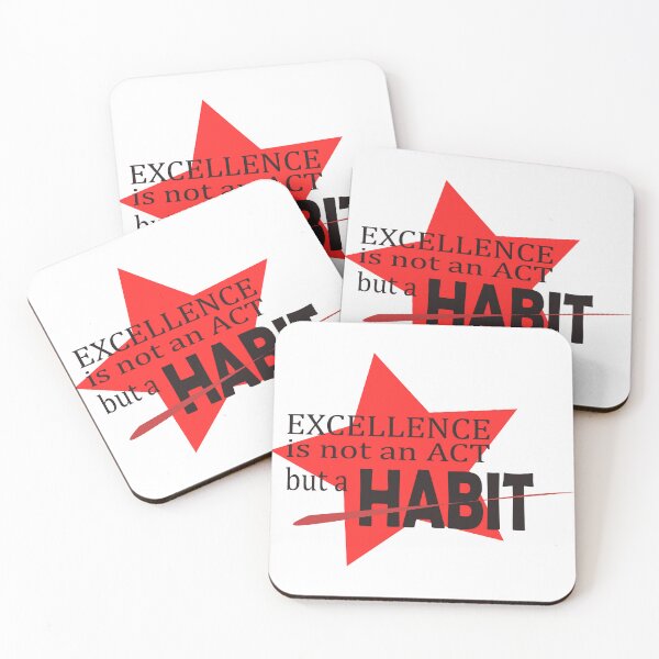 Item preview, Excellence is not an act but a habit_Aristotle quote designed and sold by LovePhilosophy.