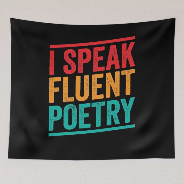 Item preview, I Speak Fluent Poetry Shirt, Gifts For Poet, I Love Poetry Shirt, Funny Poet Shirt, Poem Writer Gift, Poetry Lover Shirt, Gift For Writer designed and sold by aymob.
