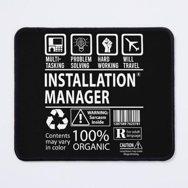 Item preview, Installation Manager T Shirt - MultiTasking Certified Job Gift Item Tee designed and sold by sabinacsnm.