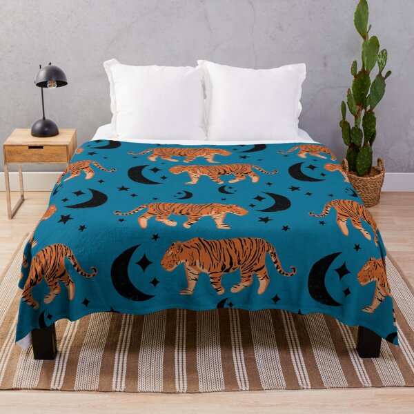 Item preview, Tiger Moon Blue designed and sold by susycosta.