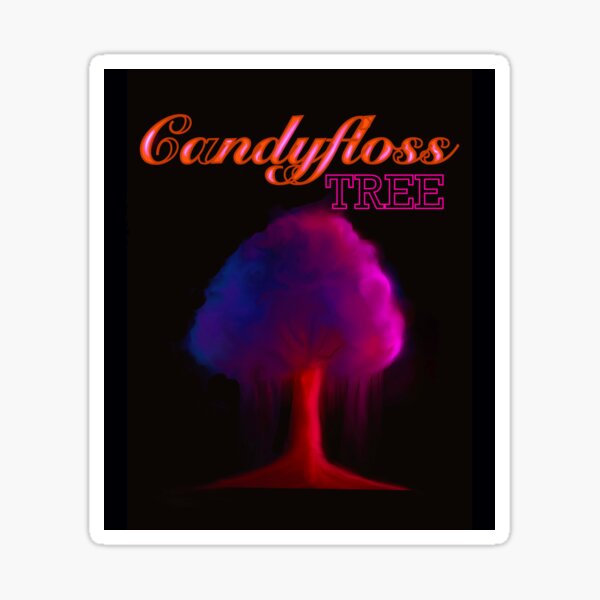 "Candyfloss tree" Sticker by Dacreation Redbubble