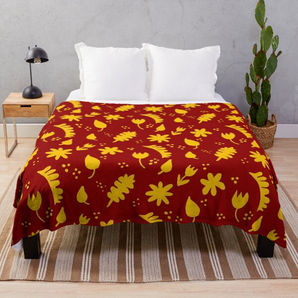 Item preview, Bold red and gold floral designed and sold by DemonicGloom.