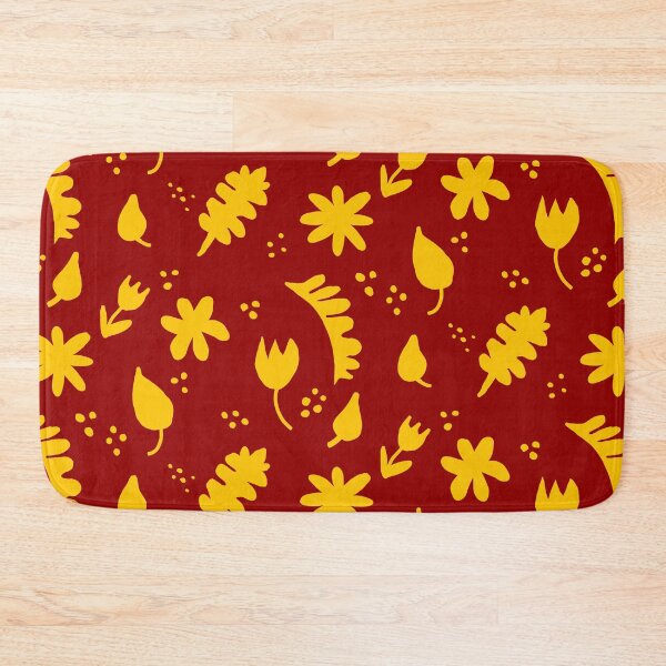 Item preview, Bold red and gold floral designed and sold by DemonicGloom.