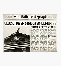 Hill Valley Telegraph Photographic Print