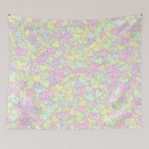 Item preview, Cute Pastel Hearts 2 designed and sold by Mandala Of Life.