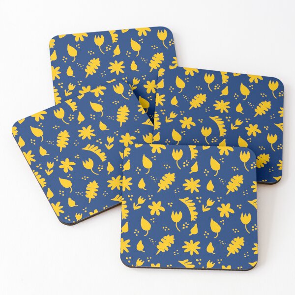Item preview, Dark blue and gold floral designed and sold by DemonicGloom.